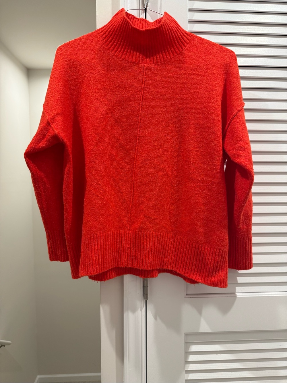 Vince Camuto Red Mock Neck Sweater